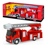 Caminhão De Brinquedo Bombeiro Carreta Grande Resgate