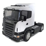 Caminhão De Ferro Miniatura Scania Toco R470 Realista 1 32