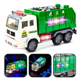 Caminhão De Lixo Reciclagem Brinquedo Realista