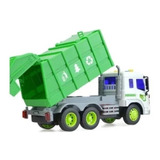 Caminhão De Lixo Reciclagem Realista Com