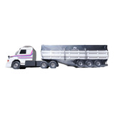 Caminhão De Madeira Em Miniatura Scania 113 E Jacaré 111