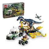 Caminhão De Transporte Lego Jurassic World Allosaurus 76966