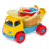 Caminhão Dino Praia Com Balde E Acessórios Cardoso Toys
