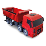 Caminhão Ford Cargo Basculante Gigante Madeira Mdf Miniatura
