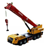 Caminhão Guindaste De Liga Fundida Em Miniatura 1 50 Huina 1