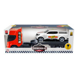 Caminhão Infantil Brinquedo Cegonha Miniatura C 1 Carrinho