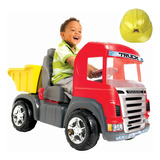Caminhão Infantil Caçamba Basculante Pedal Som