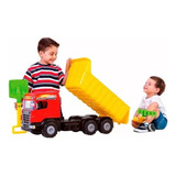 Caminhão Infantil Super Caçamba Vermelho Magic Toys