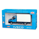 Caminhao Iveco Daily Carroceria Bau 1 30 Azul Usual 669