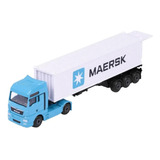 Caminhão Man Tgx Carreta 40f Container Maersk Majorette 1/87