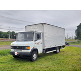 Caminhao Mercedes Benz 710 Plus Ano 2001 Furgão Em Excelen