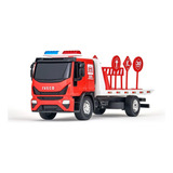 Caminhão Miniatura Brinquedo Iveco Tector Guincho Plataforma