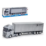 Caminhão Miniatura Iveco S Way Baú 2023 1 30 Usual Brinque