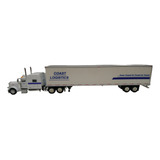 Caminhão Peterbilt 389 Com Carreta Baú Tonkin Replicas 1 87