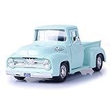 Caminhão Picape Ford F 100 1955 Verde Claro 1 24 Fundido Modelo Carro Por Motormax 79341