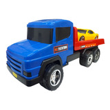 Caminhão Plataforma Caçamba Basculante Carro Rodas Cromadas