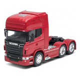 Caminhão Scania V8 R730 6x4 Vermelho