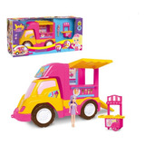 Caminhao Sorveteria Judy Food Truck Com Boneca Acessorios