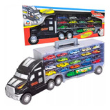 Caminhão Super Carreta C 20 Carrinhos De Metal mini Cegonha