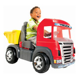 Caminhão Truck C Caçamba A Pedal Vermelho Magic Toys