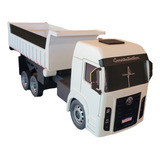 Caminhão Truck Constellation Basculante Madeira Miniatura