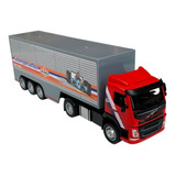 Caminhão Volvo Container C Luz E Som 1 50 California Toys