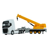 Caminhão Volvo Fh Guindaste 1 64 Welly Branco