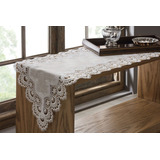 Caminho De Mesa Rendado Istambul 40x90cm Jolitex