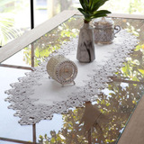 Caminho De Mesa Rendado Veneza Branco 40x150cm Jolitex