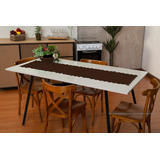 Caminho De Mesa Trilho De Mesa 1 48mt X 38cm Detalhe Em Lese