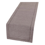 Caminho Mesa Glamour 40x85cm Taupe Argivai