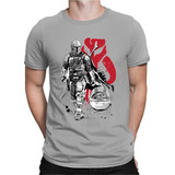 Camisa, Camiseta The Mandalorian Bounty Hunter Star Wars