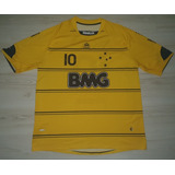 Camisa 3 Do Cruzeiro 2010 Reebok Amarela Bmg 10
