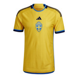 Camisa adidas Suécia Oficial 1 2022