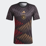 Camisa Alemanha Pré Jogo adidas Preta