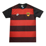 Camisa Alemanha Preta E Vermelha Lotto 2022 Uv40 Original