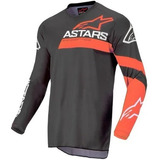 Camisa Alpinestars Fluid Chaser 22 Preto Coral