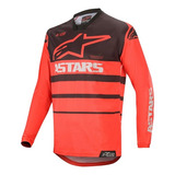 Camisa Alpinestars Racer Supermatic 20 Vermelho Preto
