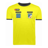 Camisa Arbitro Futebol Arbitragem Amarelo Canário