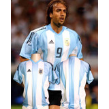 Camisa Argentina 2002 2003 Home Copa Do Mundo Oficial