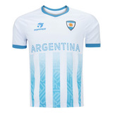 Camisa Argentina Camiseta Selecao Argentina Copa Do Mundo 22