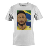 Camisa Arte Prime Neymar Seleção Brasileira Gold