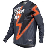 Camisa Asw Image Divide 2023 Cinza Motocross Trilha Enduro