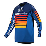 Camisa Asw Image Relay Azul Preto Laranja
