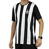 Camisa Atlético Mineiro Dry Listrada Oficial Tamanho M Cor Preto Branco