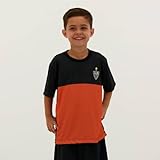 Camisa Atlético Mineiro Realistic Infantil Preta E Laranja