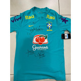 Camisa Autografada Seleção Brasileira Autografada