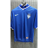Camisa Azul Da Seleção Brasileira 1998