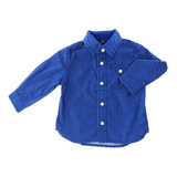 Camisa Azul Infantil Menino Tommy Hilfiger