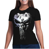 Camisa Baby Look The Punisher Justiceiro